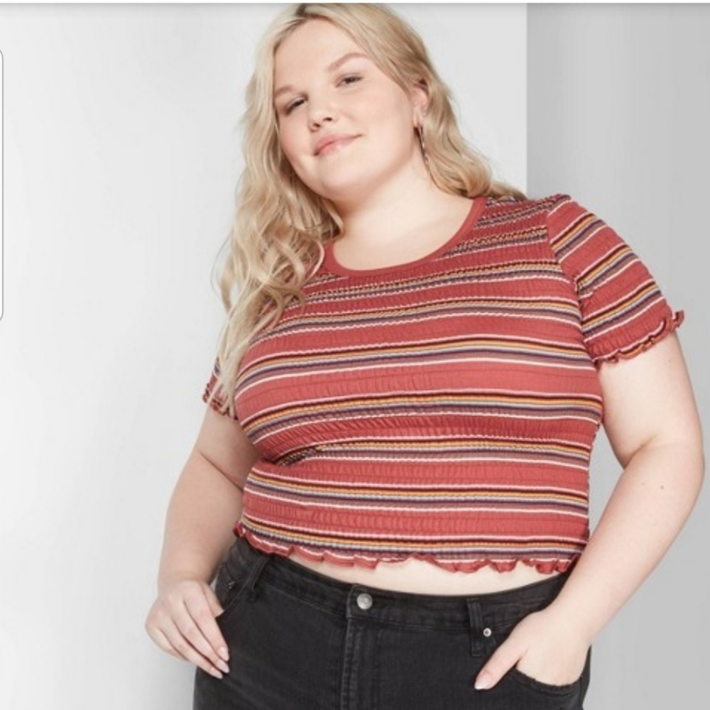 Smocked Crop Top